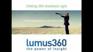 Getting 360 Degree Feedback Right - Lumus360 Webinar screenshot 5