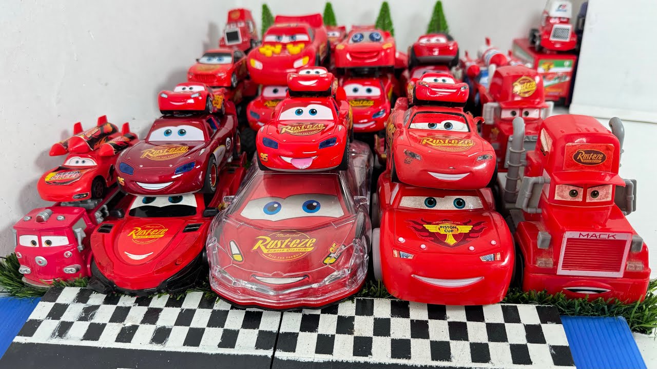 Disney Pixar Cars Unboxing Review | Full Lightning McQueen, Tow Mater, Doc Hudson, Sally, Cruz, Mack