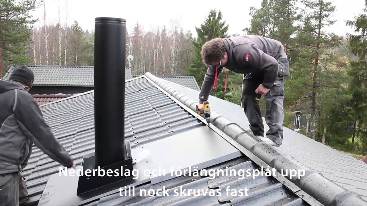 Montering av kamin och skorsten eldabutiken inter idé stockholm ...