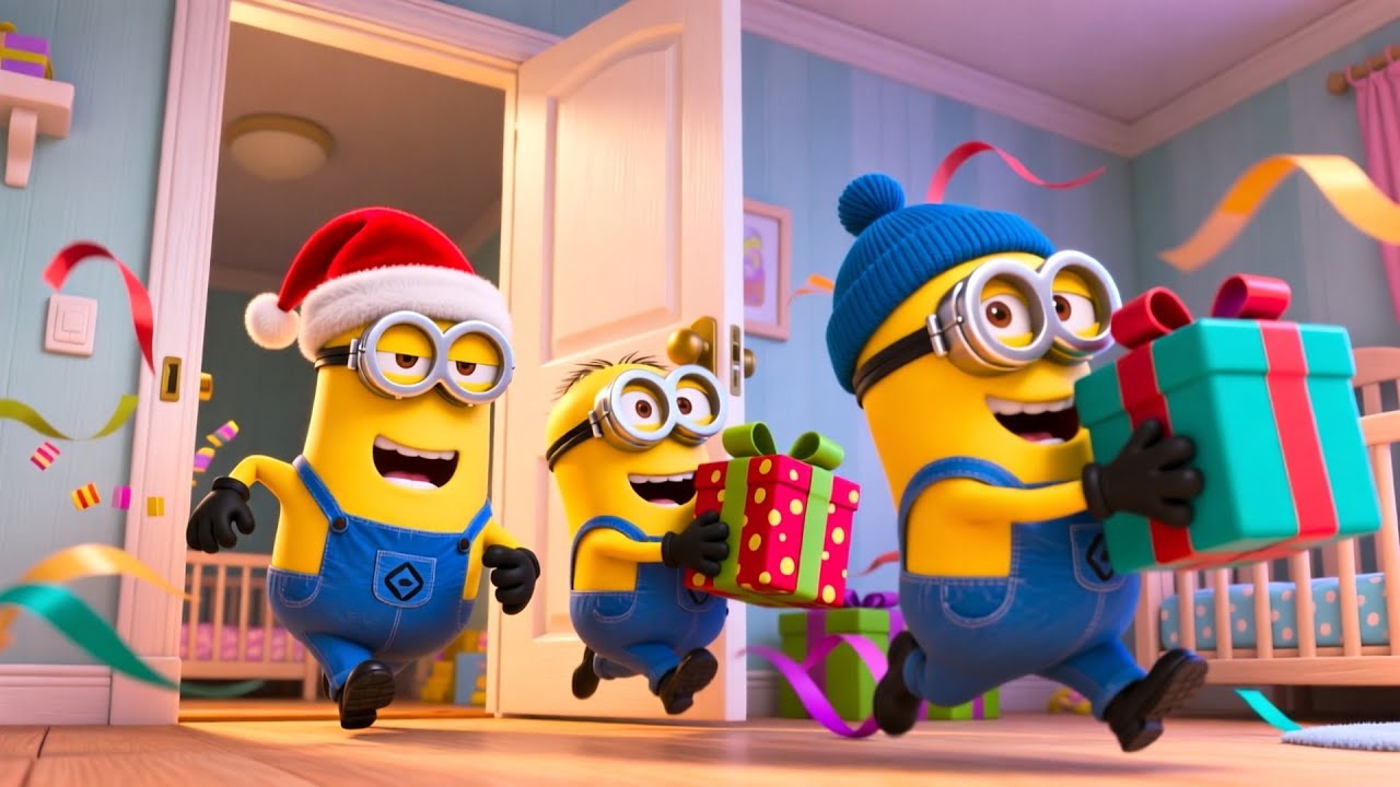 Minions Christmas Day 🎄🎵 | Holiday Song for Kids | Playful Nursery Rhyme