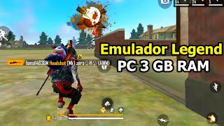 ⚡Emulador Legend pc 3gb ram :D💻🐣Pro Player do pc Fraco💗 Free Fire Highlights🇧🇷#2- SMART GAGA⚡ screenshot 5