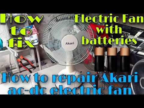 Come riparare Akari AC / DC ventilatore elettrico