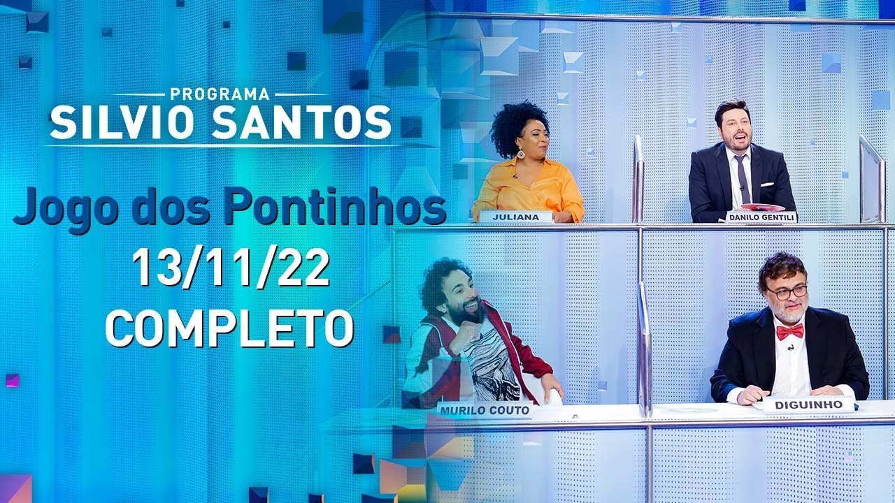 Jogo dos Pontinhos Programa Silvio Santos (13/11/22) YouTube