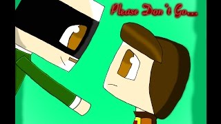 Speed Art - Please Dont Go... (Minecraft: Story Mode Speed Art)