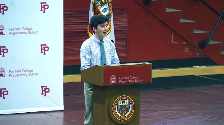 Fairfield Prep's Alex McMullen '18 welcomes Fairfi...