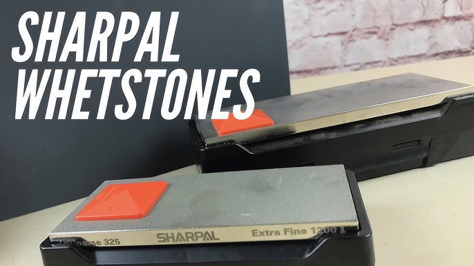 Sharpal 6 in. Dual-Grit Diamond Whets-Tone with Storage Base