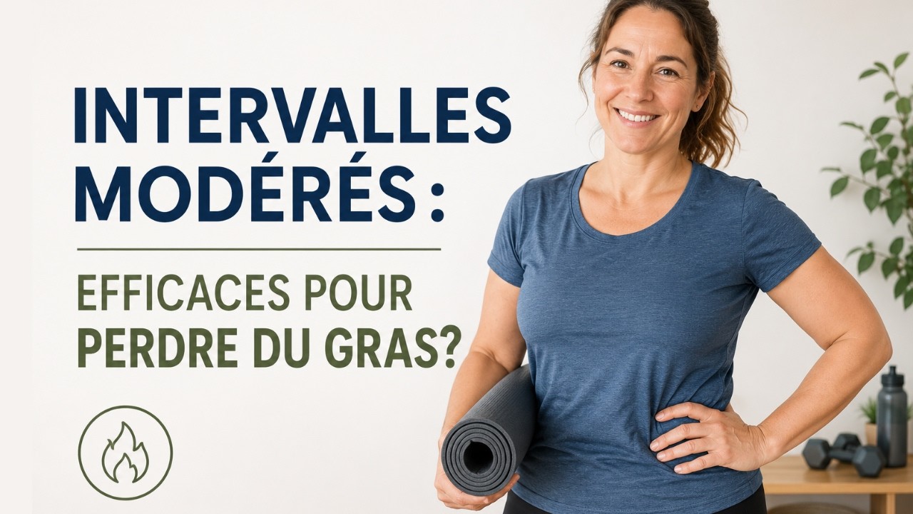 Intervalles modérés : efficaces pour perdre du gras?