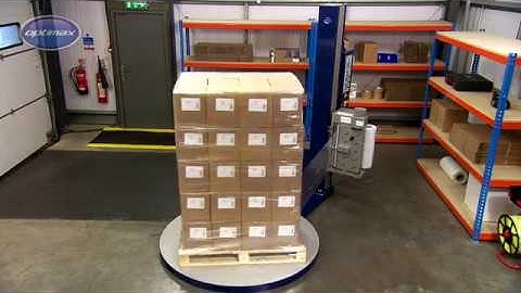 PSW002 Operation - Optimax® Power Pre-stretch Pallet Wrapping Turntable