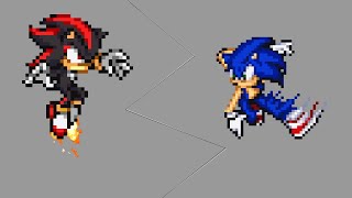 quick sonic and shadow combo style test