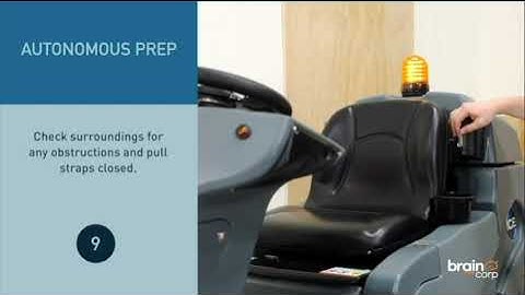 How to Run an Autonomous Route: EMMA, Autonomous Scrubber