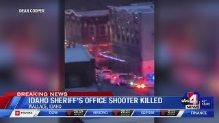 Suspected shooter dead after barricading self in Shoshone County Sheriff’s Office
