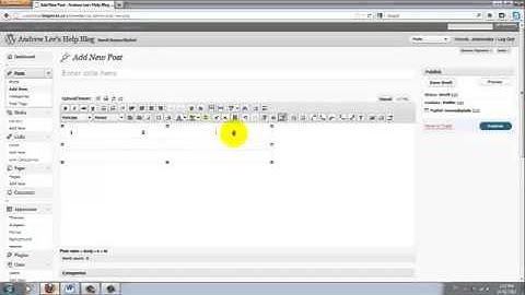 How to Insert Table into Wordpress Blog?