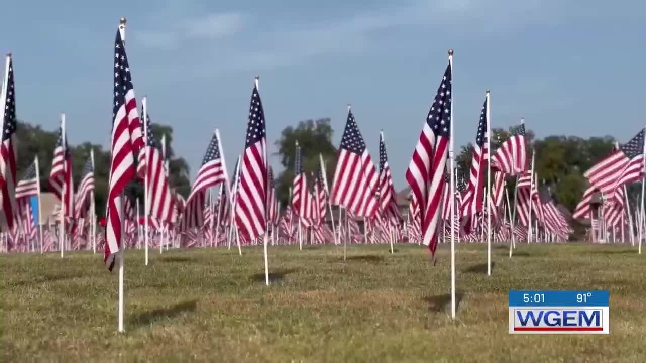American flags stolen from Field of Honor display - YouTube