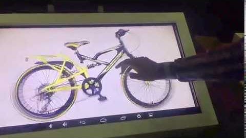 HERO Cycles Demo Interactive Touch Screen VirtuKiosk | VirtuBox