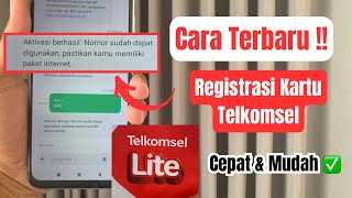 Cara Registrasi Kartu Telkomsel Lite
