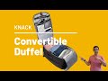 Knack Convertible Duffel Review - Expandable Work Travel Bag