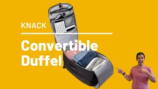 Knack Convertible Duffel Review - Expandable Work Travel Bag screenshot 4