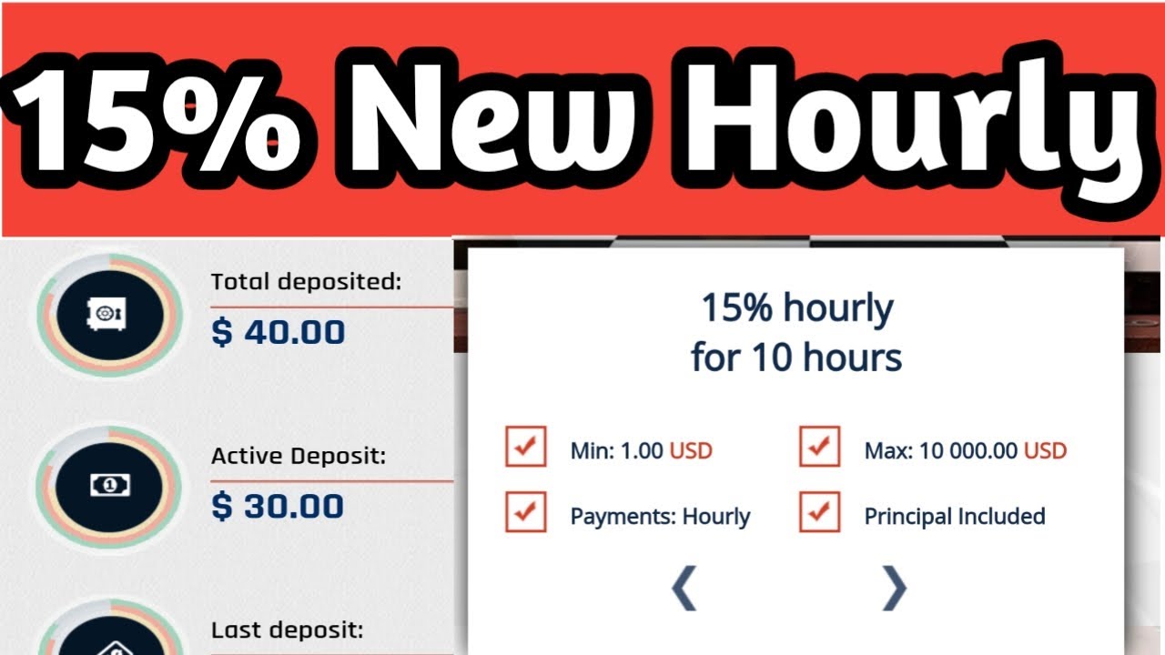 New Best Review Hourly Investment Site Make Money