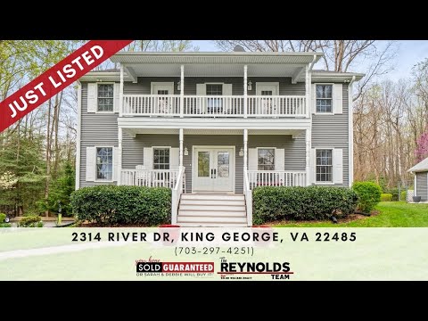 2314 River Drive, King George, VA home video tour