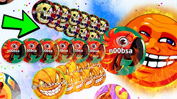 Agar.io - TROLLING WITH "AFK-LINE-TRICKSPLIT" // Agario Trolling