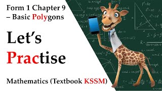 KSSM Form 1 Mathematics Chapter 9 - Let's Practise | Basic Polygons