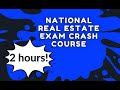 National real estate exam review crash course