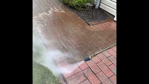 IDEALNE mycie i uszczelnianie kostki brukowej na patio w Mechanicsburg, PA przez Precision Exterior Wash