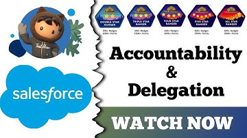 Accountability & Delegation | (Quiz solutions)