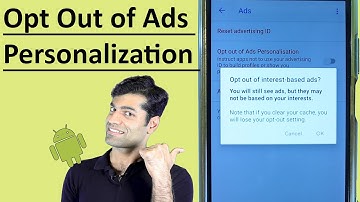 Opt Out of Ads Personalization android