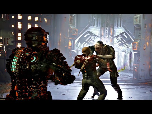 Zach Hammond's Death and Leviathan Boss Fight #2 - Dead Space Remake (4K  60FPS) 