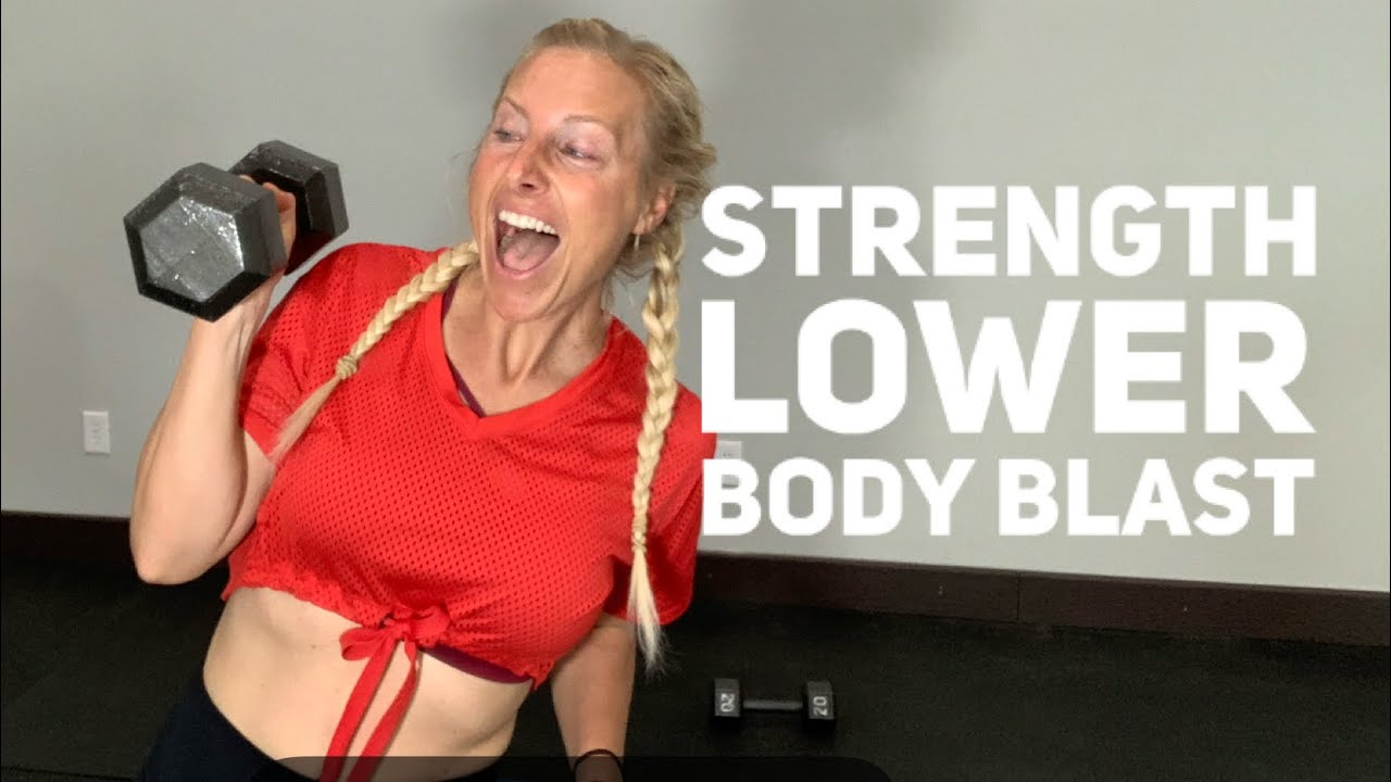 LOWER BODY BLAST! Heavy strength class YouTube