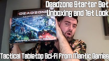 Deadzone Starter Set Unboxing and First Look - Amazing Tactical Tabletop Sci-Fi from Mantic Games