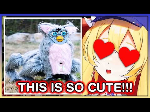 Doki REACTS to "Making a DOG-SIZED FURBY ROBOT"