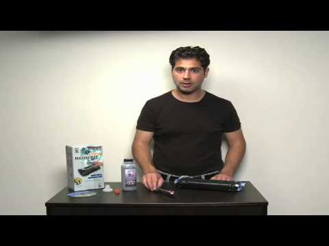 Toner Refills for HP 2600 / 1600 / 2605 toner refills - how to use a toner refill kit