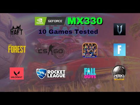Nvidia GeForce MX330 Test in 10 Games in 2023