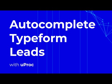 How to Autocomplete Typeform Leads