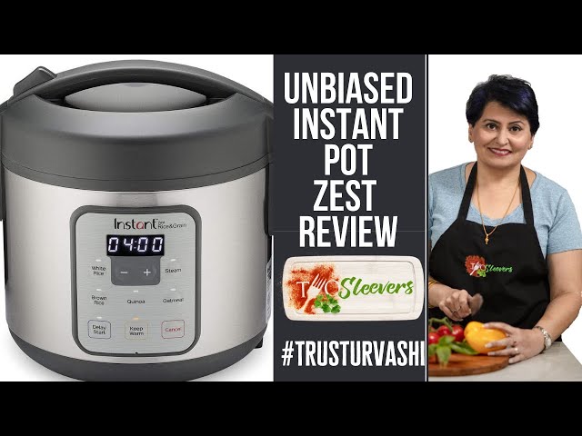 Instant Pot Zest 8 Cup One Touch Rice Cooker, From the Makers of Instant  Pot, Steamer, Cooks Rice, Grains, Quinoa and Oatmeal, 8-cup cooked/4-cup