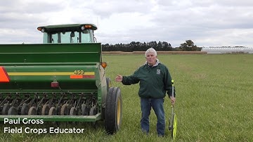 Calibrating a Drill for Cover Crop Planting