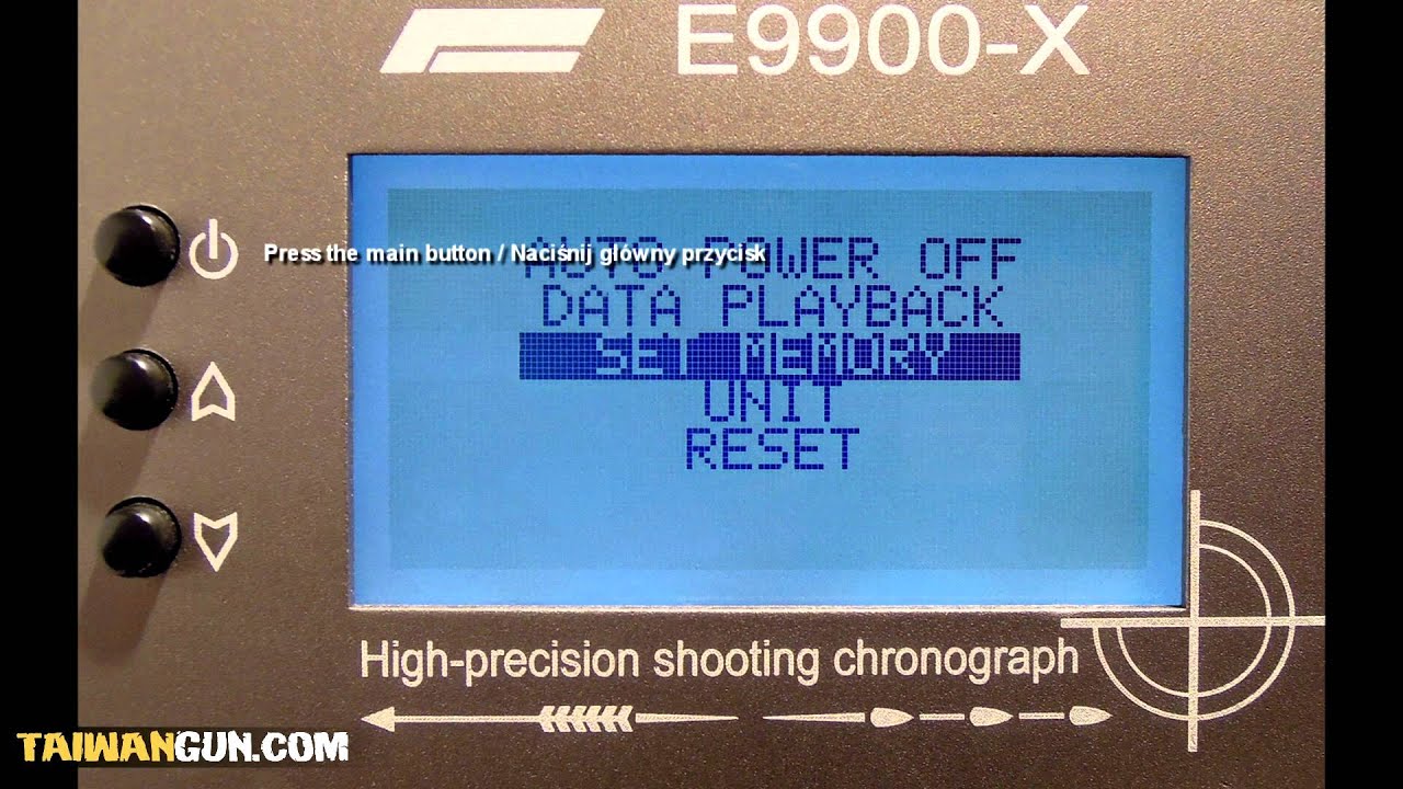 Airsoft: E9800-X chronograph review chrony speed test 