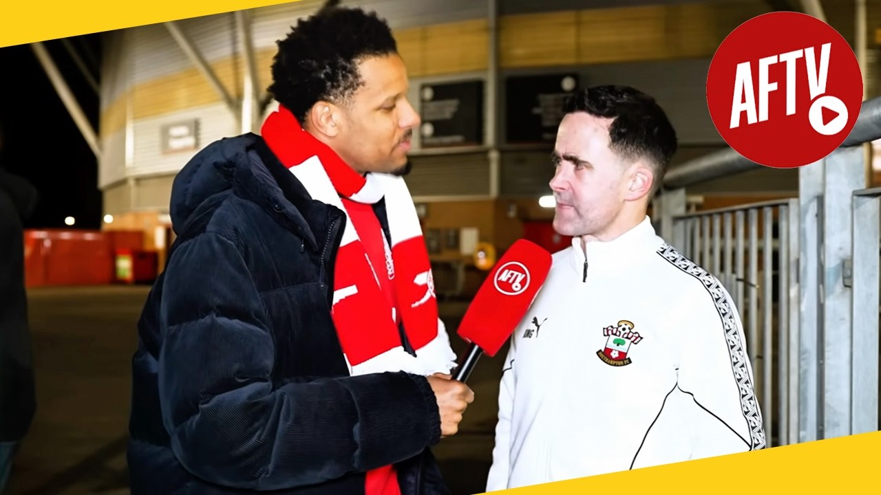 Interview with AFTV - So Proud of the Club Saints Were Excellent - YouTube