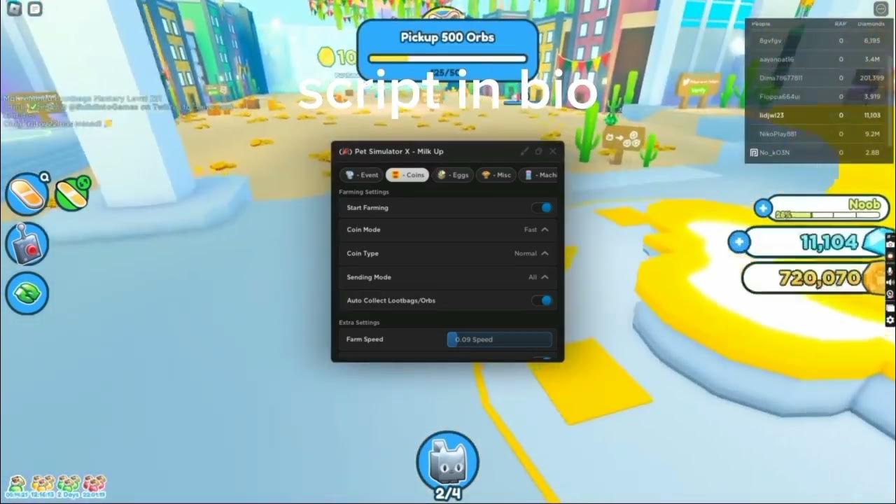 PET SIMULATOR X BOOTH SCRIPT MINE UPDATE CHECK MY BIO #roblox #fyp #fl