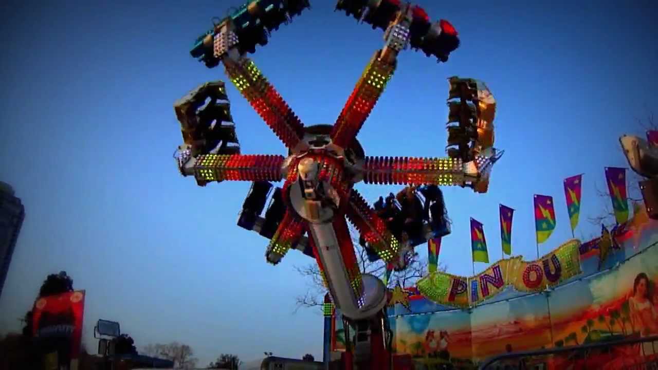 Spin Out Carnival Ride Youtube