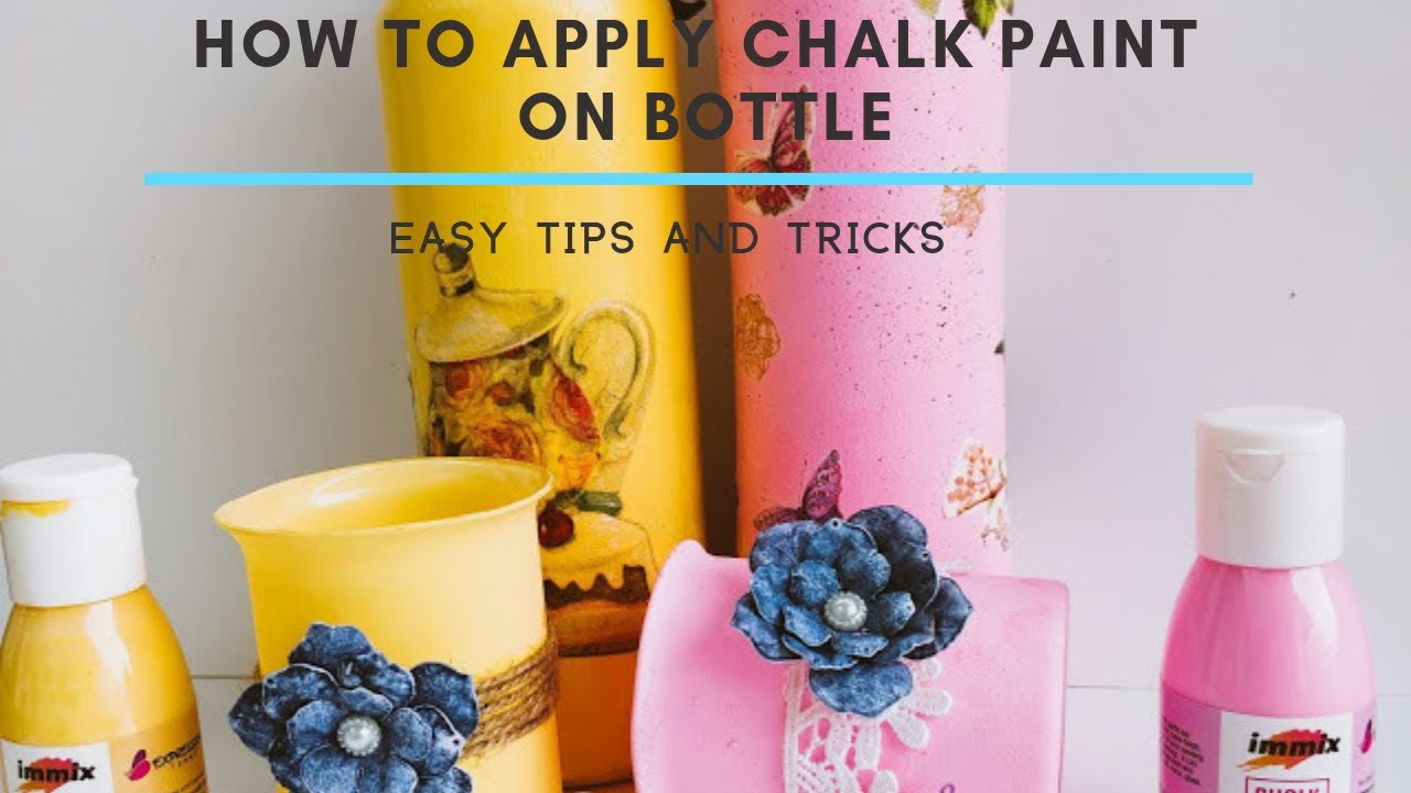How To Make Decoupage using chalk Paint Chalk paints Decoupage
