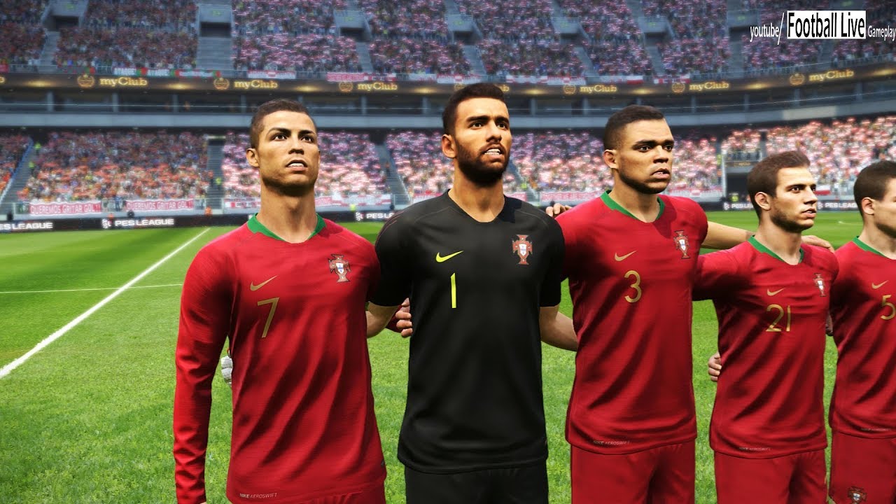 PES 2019 | POLAND vs PORTUGAL | Full Match & Amazing Goals | Gameplay PC