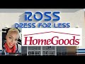 Go Shopping With Me‼️HomeGoods and Ross‼️