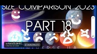 absolute size comparison 2023 part 18 (planet exoplanet white dwarf)