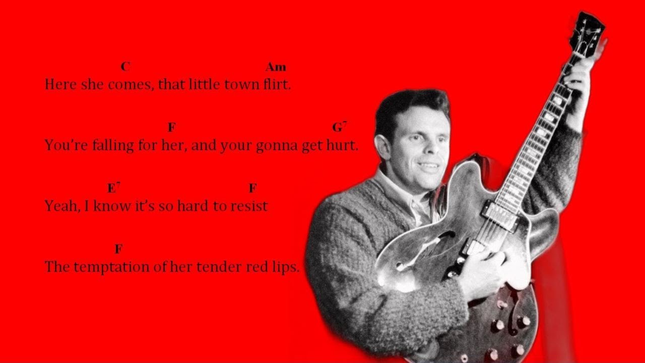 Chords for Little Town Flirt (Del Shannon)