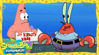 SpongeBob | Patrick arbeitet in der Krossen Krabbe... MAL WIEDER! | SpongeBob Schwammkopf