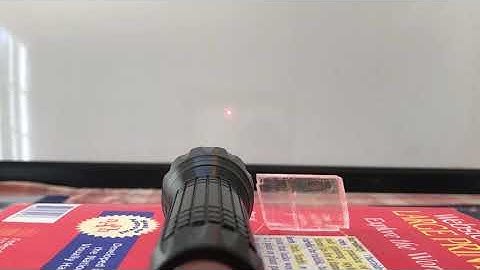 Demonstrating Birefringence with a Laser