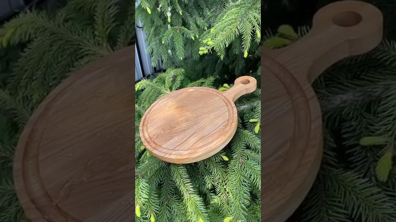 Новая модель доски для подачи с покрытием из смеси масла и воска😏 Идеальная защита 🤟